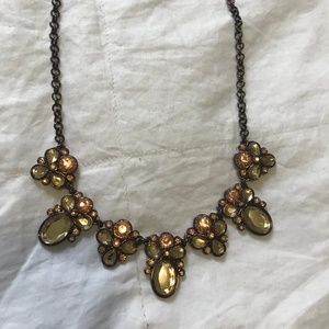 LOFT Rose Gold Statement Necklace